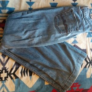 28x35 7 for all mankind ginger jeans